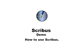 How to Use Scribus [upl. by Gladdy277]