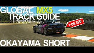 Updated Track Guide  MX5  Okayama Short  100326 [upl. by Costin]