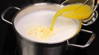 Mischen Sie einfach Orangensaft und 1 Liter Milch Ein paar Leute kennen dieses Geheimrezept [upl. by Ynoyrb746]