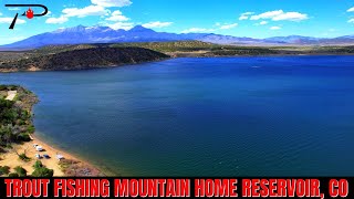 Trout Fishing Colorados Mountain Home Reservoir [upl. by Korfonta234]