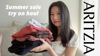 ARITZIA TRY ON HAUL ☀️  SUMMER 2022 [upl. by Anyel]