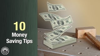 10 Money Saving Tips for Woodworkers  Easy Hacks ⚒ [upl. by Vincenta]