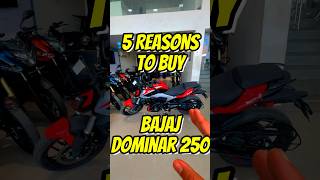 5 Reasons to buy Bajaj Dominar 250  Dominar 250 💯✅ dominar250 bajajdominar n250 viral trending [upl. by Aelhsa]