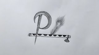 p letter tattoo drawing [upl. by Kerwin]