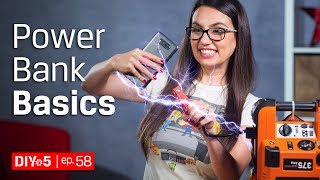 How to Understand Power Bank Ratings and Other Power Bank Basics 🔋 DIY in 5 Ep 58 [upl. by Rickard]