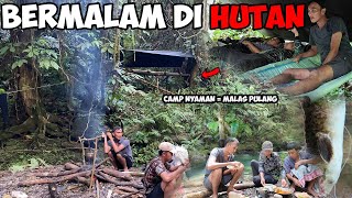 Camp Baru Jang Berpetualang Mencari Ikan Bermalam Di Hutan Rimba Tidurnya Senyaman Ini [upl. by Tamarah]