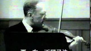 Heifetz Masterclass 1  violin [upl. by Brendin]