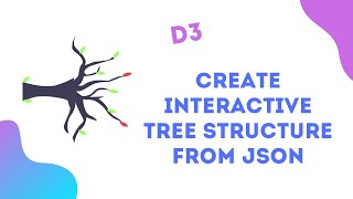 Create an interactive tree structure from json using D3  Javascript [upl. by Lindbom]