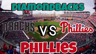 Arizona Diamondbacks vs Philadelphia Phillies  Live Play by Play and Reactions [upl. by Ailliw]