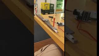 DIY Ironless linear motor v2 open loop [upl. by Elleuqar]