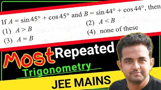 Trigonometry most repeated question  jee2025 jee jeeadvancemaths [upl. by Nierman523]