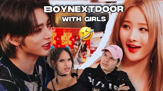 OUR NEW FAVOURITE BOY GROUP Waleska amp Efra react to BOYNEXTDOOR vs Girls [upl. by Belcher295]