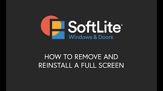 How to RemoveReplace a Full Screen on DoubleHung Windows [upl. by Franny]