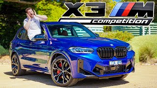 2022 BMW X3M Competition Review Inc 0100 Everything new in this BIG facelift [upl. by Harbird]