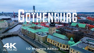 GOTHENBURG 🇸🇪 Göteborg 2024  4K Drone Aerial GÖTEBORGSBYGGEN  Sweden Sverige Drönare film [upl. by Irehs]