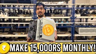 Budget Asic Miner 105000 Only🔥 This Miner makes 15000Rs Monthly⚡️🚀 Crypto Mining India Crypto [upl. by Teerell]