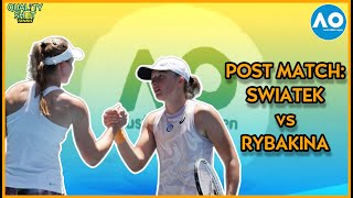 🎾Swiatek vs Rybakina Australian Open 2023  Post Match Analysis  QualityShot Tennis [upl. by Tien54]