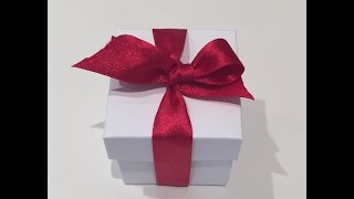 How to make a 2inch Square Gift Box [upl. by Ahseiyn109]