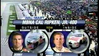 2001 MBNA Cal Ripken Jr 400 422 Starting Grid [upl. by Isidro]