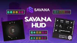 FiveM Hud  SavanaHud  QB  ESX  QBOX [upl. by Ayhay898]