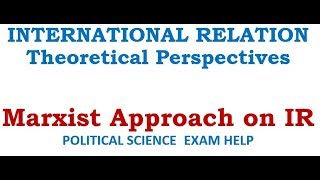 Marxist Approach on International Relation [upl. by Iz661]