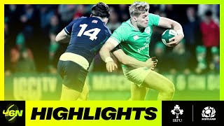 2024 U6N20  HIGHLIGHTS  IRELAND V SCOTLAND [upl. by Oel]