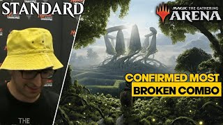 CONFIRMED MOST BROKEN COMBO  Temur Ramp  Standard  MTG Arena [upl. by Srednas]