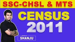 Census 2011 Important Facts in Census of India Static GK by Shanju  SSC MTS amp CHSL  Veranda Race [upl. by Moyna]