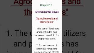 What are quotAgrochemicals and their effectsquot [upl. by Aisanahta886]