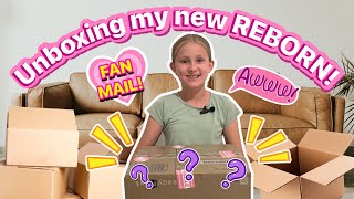 NEW REBORN UNBOXING FAN MAIL [upl. by Hofmann]