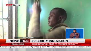 19yearold student Edmond Kibet innovates gadget to raise alarm [upl. by Abdu]