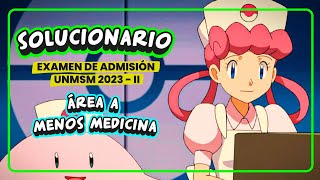 🔴 SOLUCIONARIO San Marcos 2023  II  Área A menos medicina 🌱 [upl. by Cousins633]