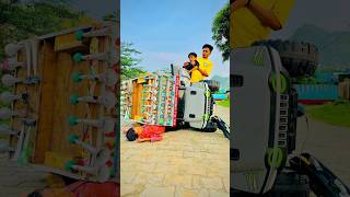 Mini dj ke andar fus gya😱😱 new mini dj sound setup  Amazing power big dj truck driver [upl. by Sarson]