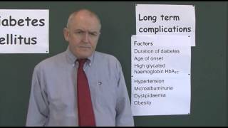 Diabetes 17 Long term complications of diabetes [upl. by Nodyarg326]