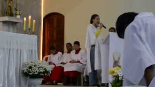 Salmo 109  Missa de Corpus Christi  Nathy Cantando [upl. by Ihsar842]