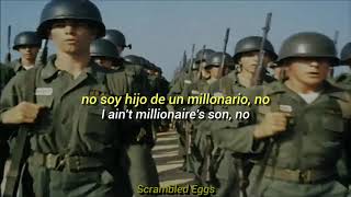 Creedence Clearwater Revival  Fortunate Son Sub Español  Lyrics [upl. by Yemaj]