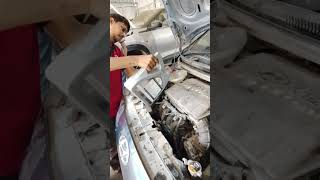 grand i10 oil mobile oil filter air filter AC filter changeall topper [upl. by Mick81]