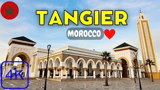 4K Walking Tour of TANGIER Morocco on a Serene Evening 🌅🇲🇦 [upl. by Gwenni]