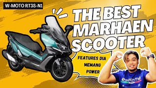 WMOTO RT3SN1 REVIEW UPDATE FEATURES Motor Saingan baru 250cc rt3 wmoto xmax scooter review [upl. by Nadroj]