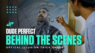 Optical Illusion Trick Shots Behind The Scenes [upl. by Uttasta]