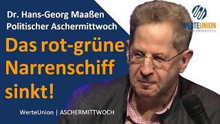 Dr Maaßen Das Narrenschiff sinkt  Rede vom politischen Aschermittwoch [upl. by Einnov]