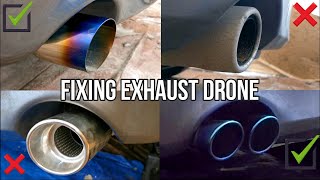 FIX EXHAUST DRONE WITH THIS CHEAP EASY MOD [upl. by Eaned]