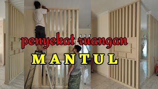 Pemasangan Partisi ruangan MANTUL [upl. by Recha]