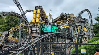 The Smiler Roller Coaster Ride At Alton Towers [upl. by Hadeehuat]