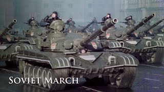 Eng CC Soviet March  1980s Soviet Army Red Alert 3 [upl. by Acirahs968]