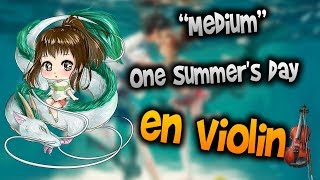 One Summers Day en ViolínHow to PlayTutorialTabsheet musicComo TocarManukesman [upl. by Dloniger203]