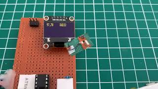 Monitoring FM  RDS broadcast with Attiny85 SI4703 and SI470X Arduino Library [upl. by Bruyn65]