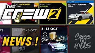 THE CREW 2  NOUVEAUTÉS Nouveaux Véhicules bientôt Nouvelles courses Summit amp [upl. by Ahsenot]