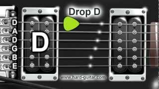 Drop D Guitar Tuner D A D G B E Tuning [upl. by Childs]