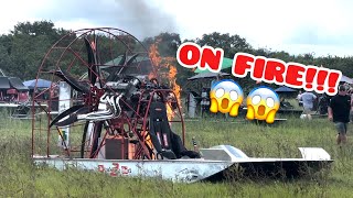 2000HP Airboat drag racing Gone Wrong [upl. by Roel]